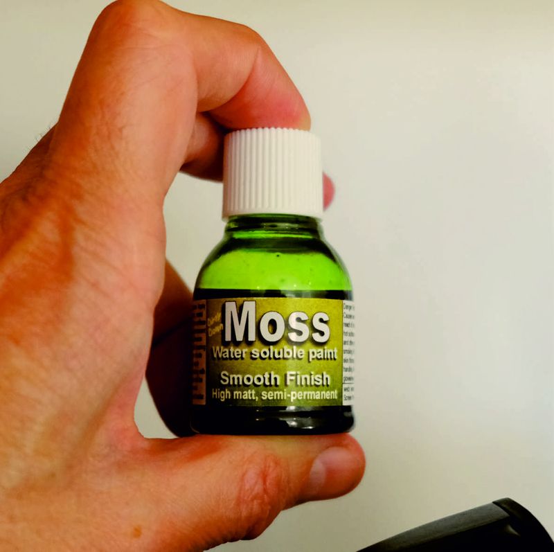 Dirty Down - Water Soluble Paint - Moss 25ml pot